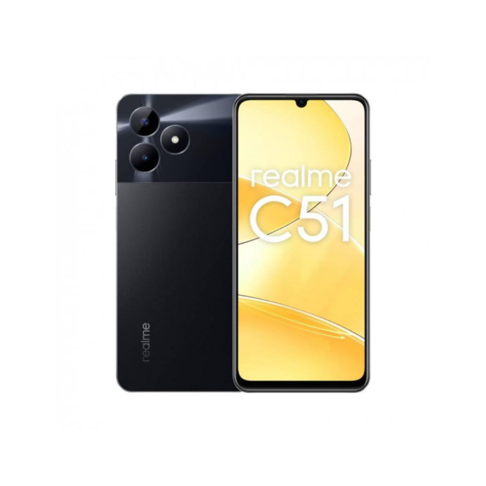 realme C51 Carbon Black 4GB RAM 128GB Storage