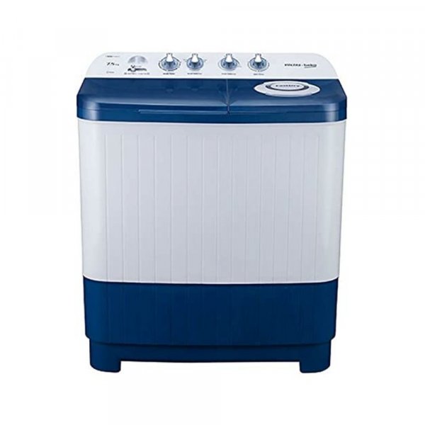 Voltas Beko 7.5 kg Semi-Automatic Top Loading Washing Machine, Double ...