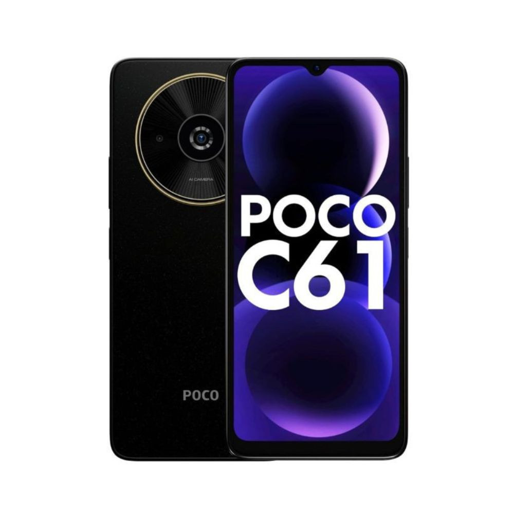 POCO C61 Diamond Dust Black 4GB RAM 64GB ROM