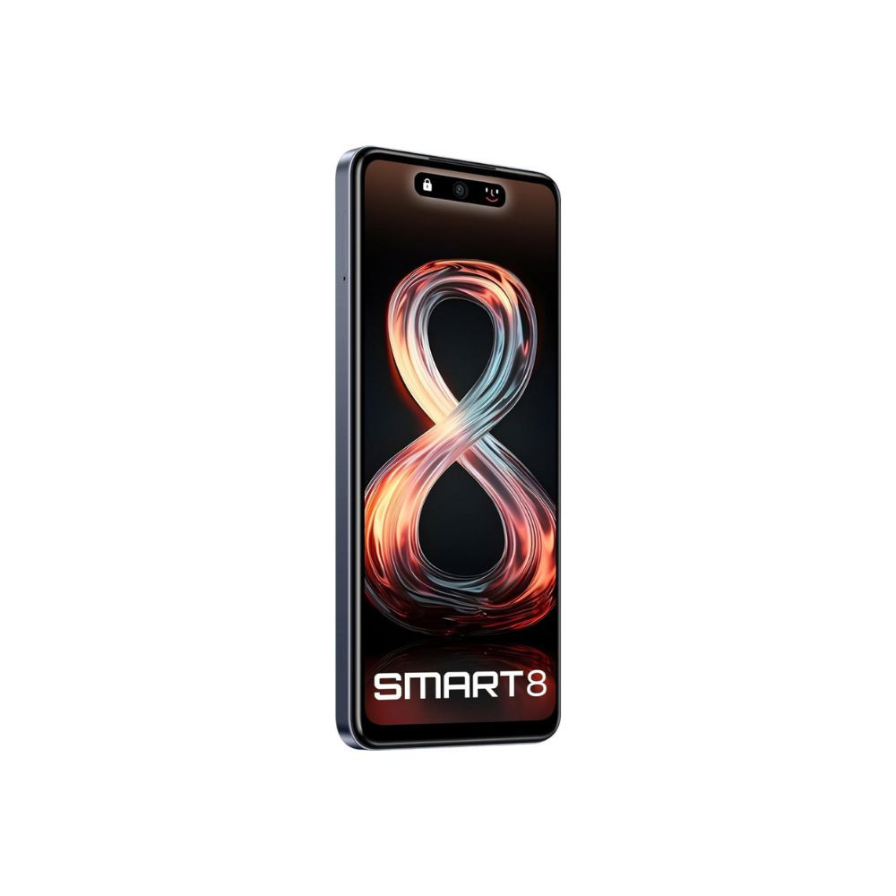 Infinix Smart 8 8GB RAM 128GB Storage  5000 mAh Heavy Battery  Android 13 Go  50MP  AI Camera  Dual Sim Timber Black
