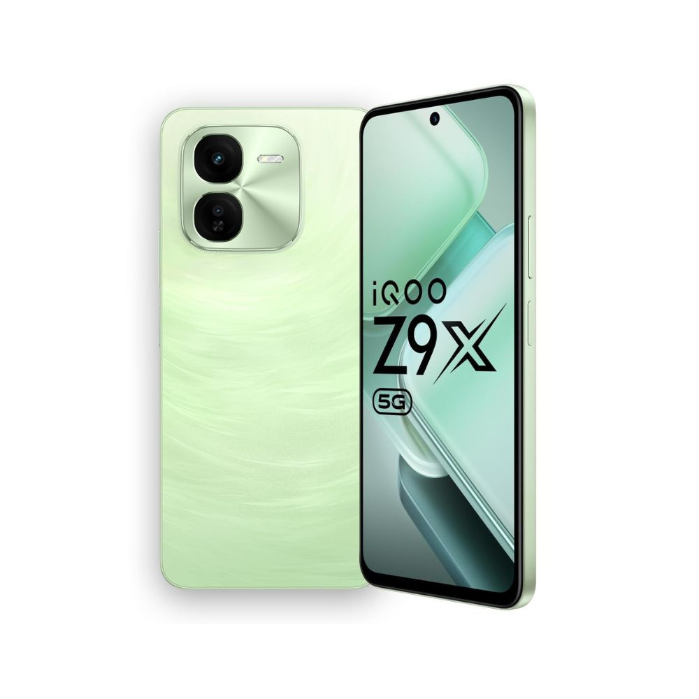 iQOO Z9x 5G Tornado Green 6GB RAM 128GB Storage  Snapdragon 6 Gen 1 with 560K AnTuTu Score  6000 mAh Battery with 799mm Slim Design  44W FlashCharge