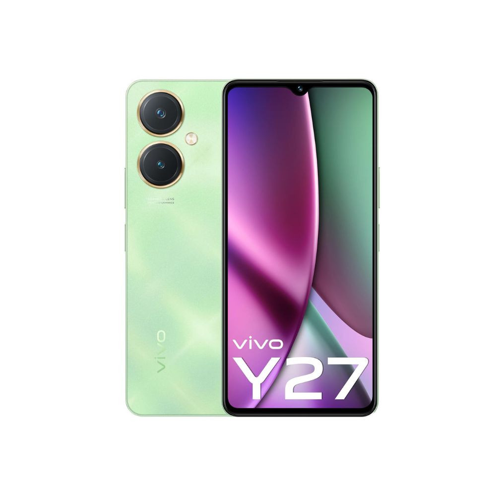 vivo Y27 Garden Green 6GB RAM 128GB Storage with No Cost EMIAdditional Exchange Offers