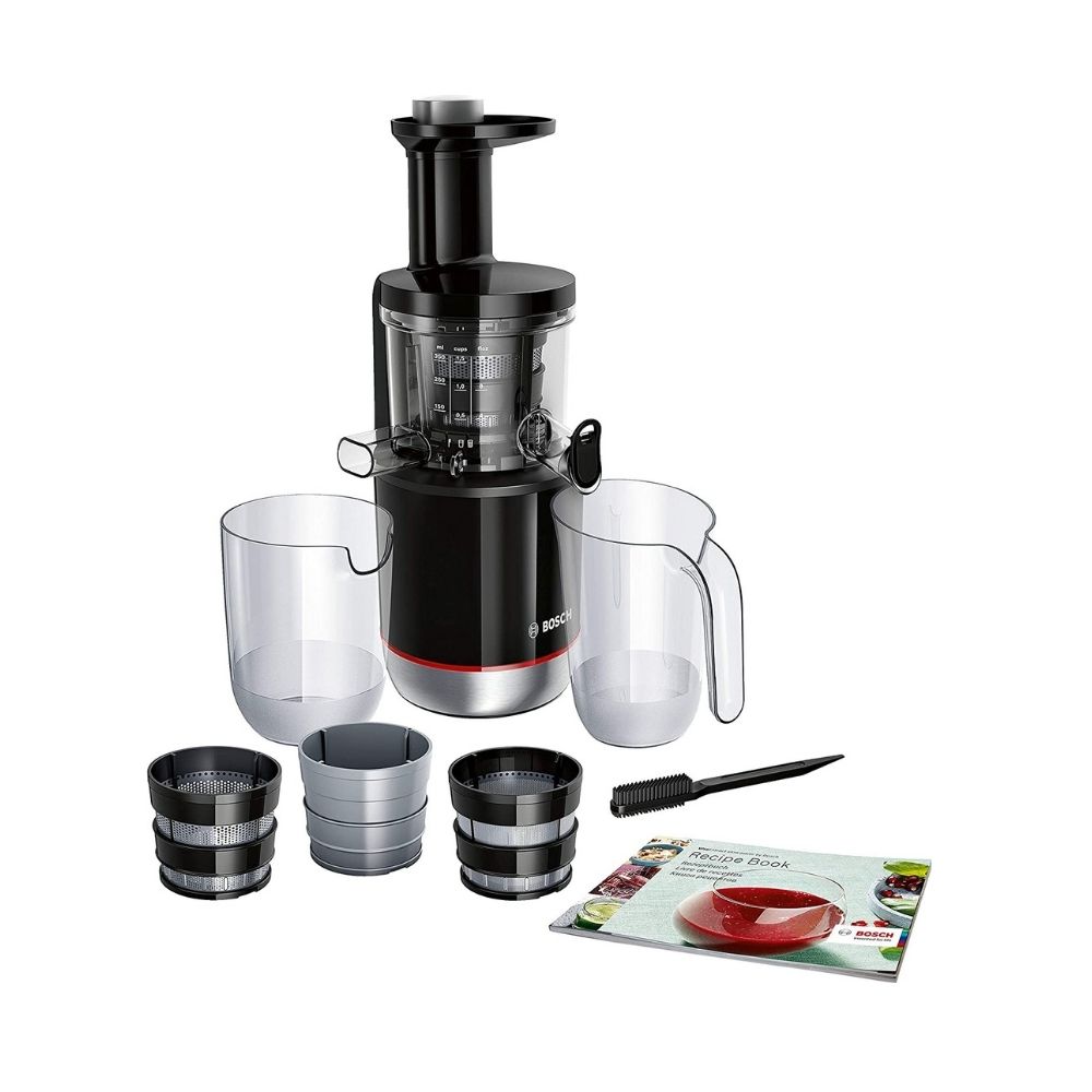W Slow (Black) Cold Press 150 Lifestyle Bosch VitaExtract Juicer MESM731M