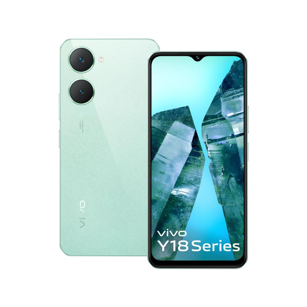 vivo Y18 Gem Green 4GB RAM 64GB Storage with No Cost EMIAdditional Exchange Offers  Without Charger