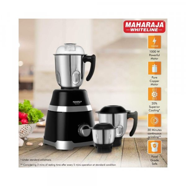 maharaja whiteline 1000 watt mixer grinder