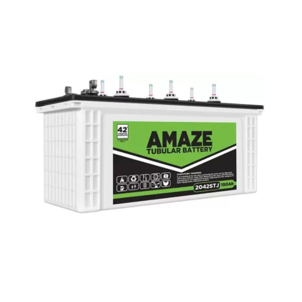 AMAZE 1036ST AQ 900Square Wave Tubular Inverter Battery  135 AH