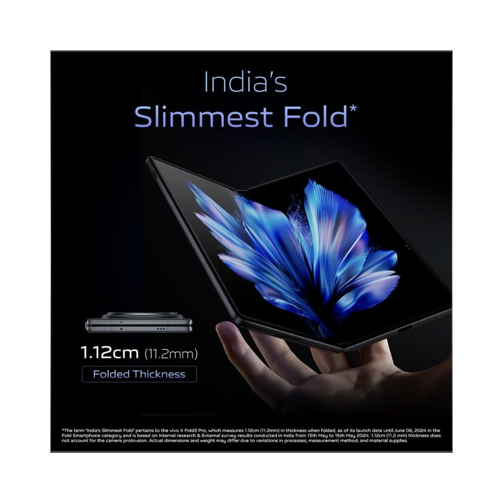 vivo X Fold3 Pro 5G Celestial Black 16GB RAM 512GB Storage with No Cost EMIAdditional Exchange Offers