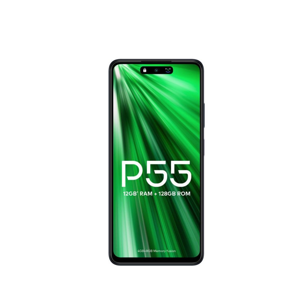 itel P55 4G  Upto 12GB RAM with Memory Fusion  128GB ROM 50MP AI Dual Rear Camera  8MP Front Camera 5000mAh Battery with 18W Charger  Dynamic BarUFS 22 Moonlit Black