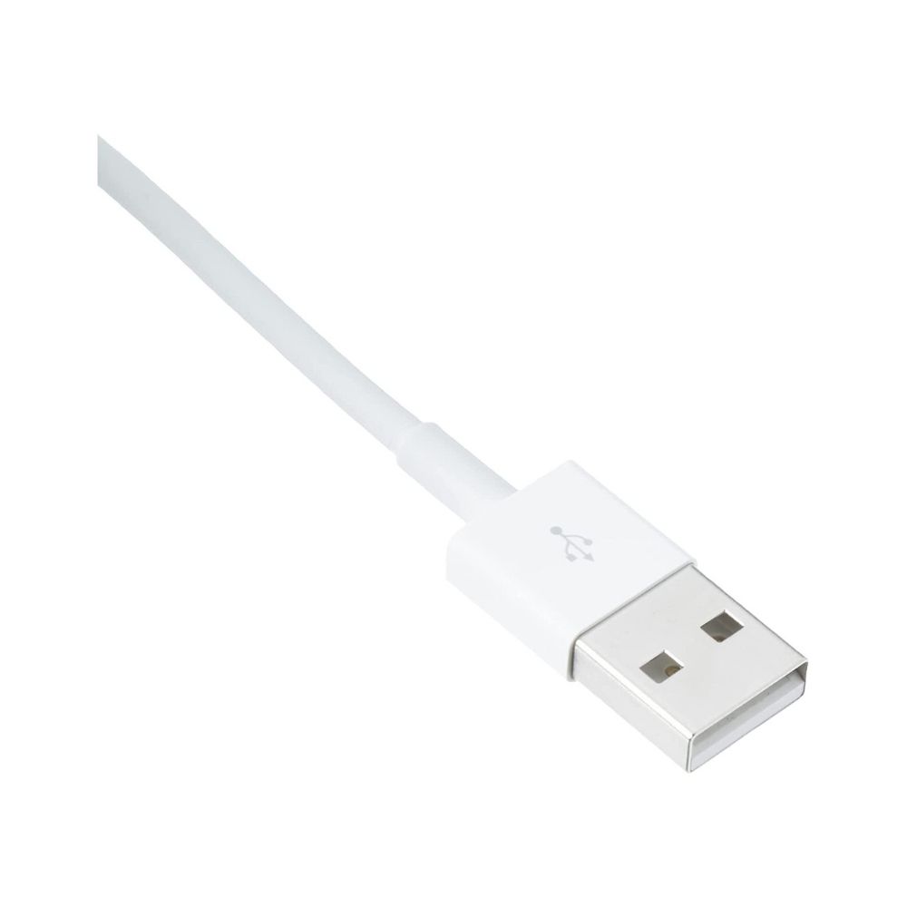 Apple MD819ZM/A Lightning to USB Cable (2 m) Lightning Cable (Compatible  with Mobile, White, One