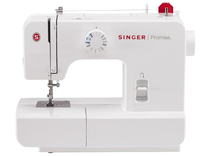 Singer Promise 1408 Zig-Zag Sewing Machine 8 Built-in Stitches 24 Stitches Functions with 70W Powerful motor  Feed dog with106 Teeth in 6 Rows White-Get Free Online Interactive Master Class