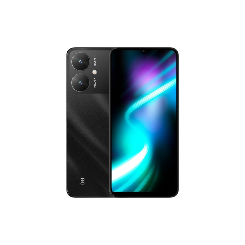 POCO M6 5G Galactic Black 4GB RAM 64GB Storage  MediaTek Dimensity 6100 5G Processor  5000 mAh Battery  18W Fast Charging  50 MP AI Dual-Camera System  Side Fingerprint Sensor