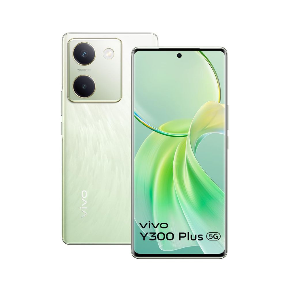 Vivo Y300 Plus 5G Silk Green 8GB RAM 128GB Storage with No Cost EMIAdditional Exchange Offers