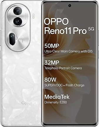 Oppo Reno 11 Pro 5G Pearl White 12GB RAM 256GB Storage