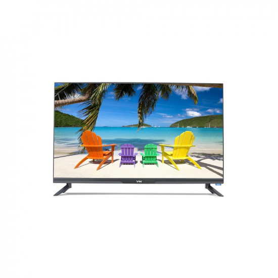 VW  80  cm  32  inches  Playwall  Frameless  Series  HD  Ready  Android  Smart  LED  TV  VW3251  Black