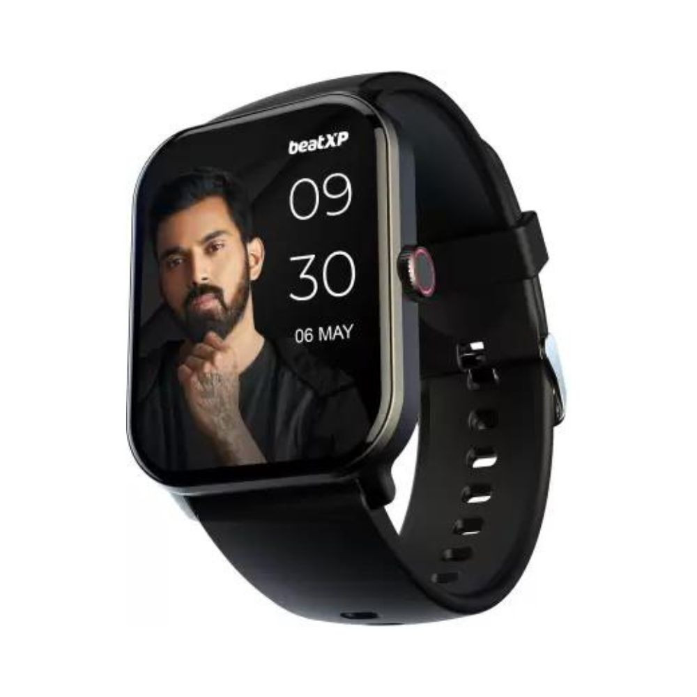 Vishwas Mobile beatXP Marv Neo 185 HD Display Bluetooth Calling Smart Watch Health Tracking  IP68 Smartwatch  Electric Black Strap Free Size