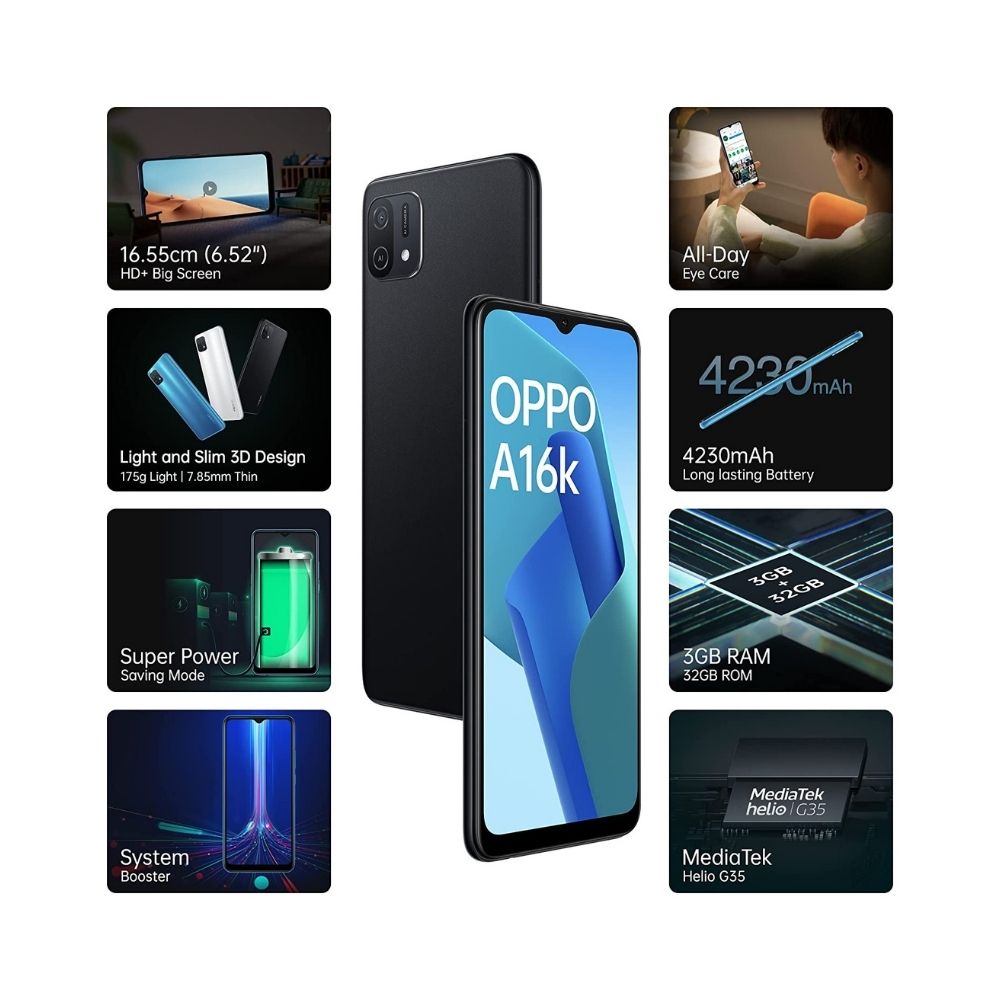 oppo a16k storage capacity