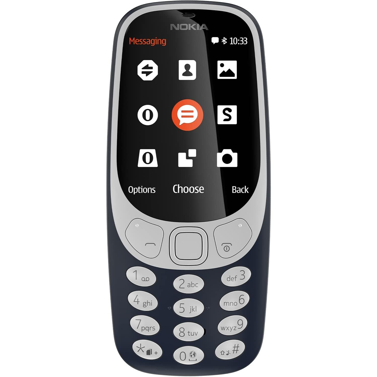 Nokia 3310 Dual SIM Feature Phone with MP3 Player Wireless FM Radio and Rear Camera Dark Blue