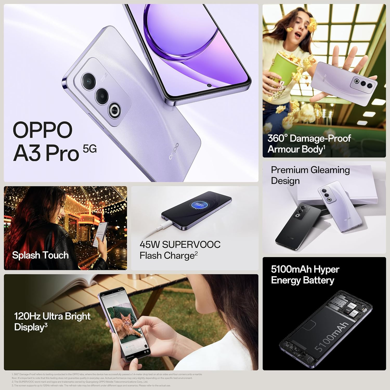 OPPO A3 Pro 5G Starry Black 8GB RAM 128GB Storage