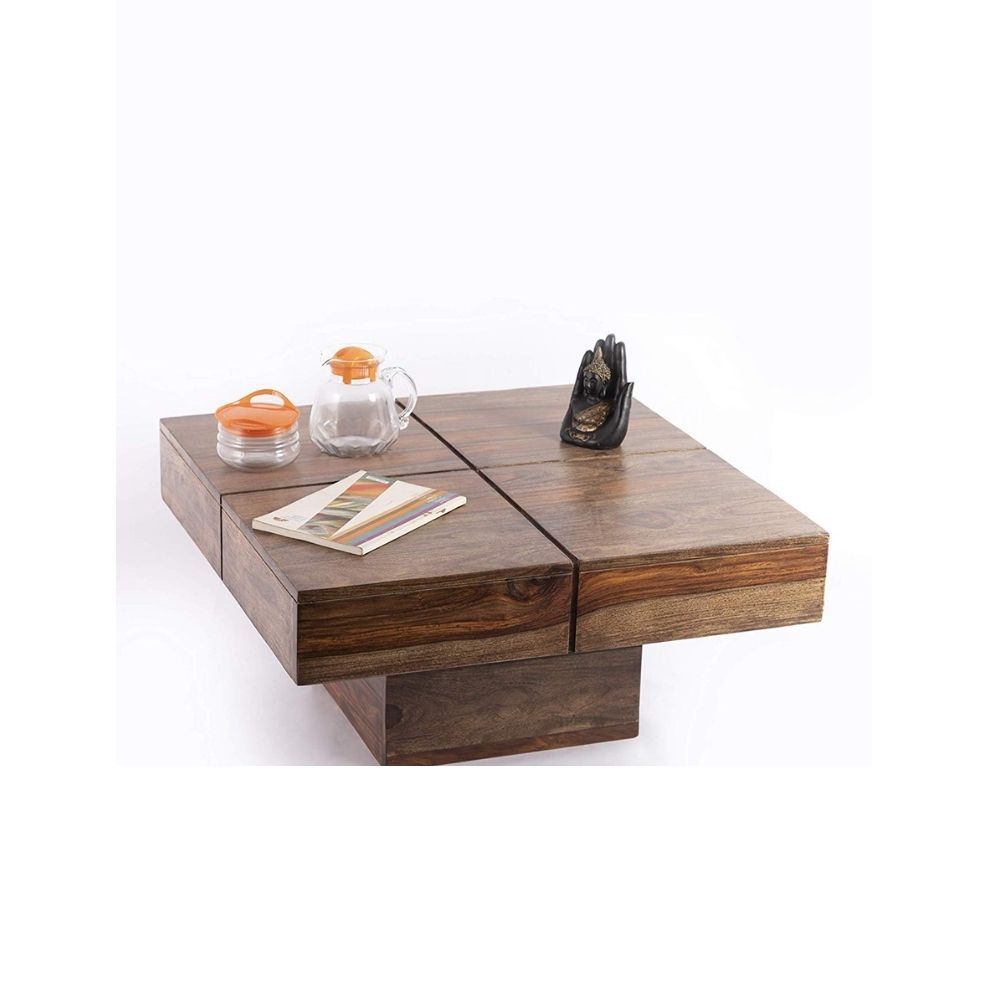 Aaram By Zebrs Modern Furniture Solid Wooden Center Table/Coffee ...