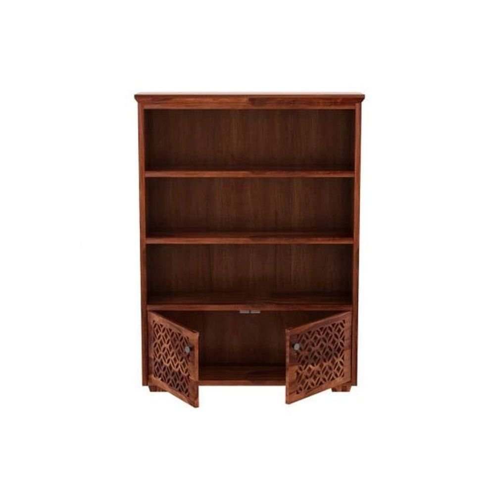 3 shelf wood bookcase