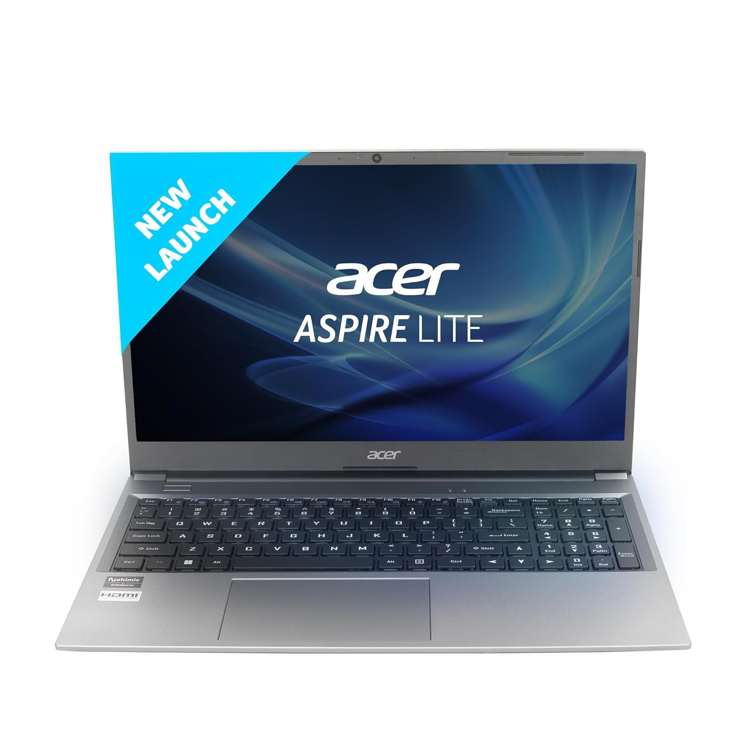 Acer Aspire Lite 12th Gen Intel Core i3-1215U Premium Metal Laptop 8GB RAM512GB SSDWindows 11 Home AL15-52 3962cm 156 Full HD Display Metal Body Steel Gray 159 Kg