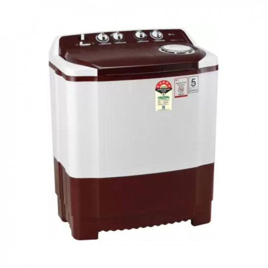 Agarwal LG 7 kg 5 Star Semi Automatic Top Load Washing Machine Red P7010RRAZ