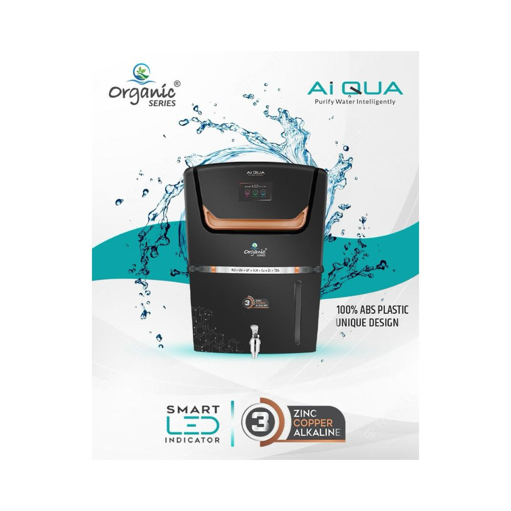 AiQUA ALKALINEROUVUFTDS 12 Ltrwith smart led