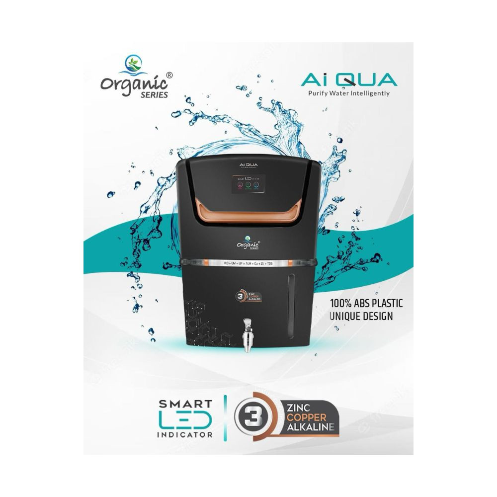 AiQUA ALKALINEROUVUFTDS 12 Ltrwith smart led