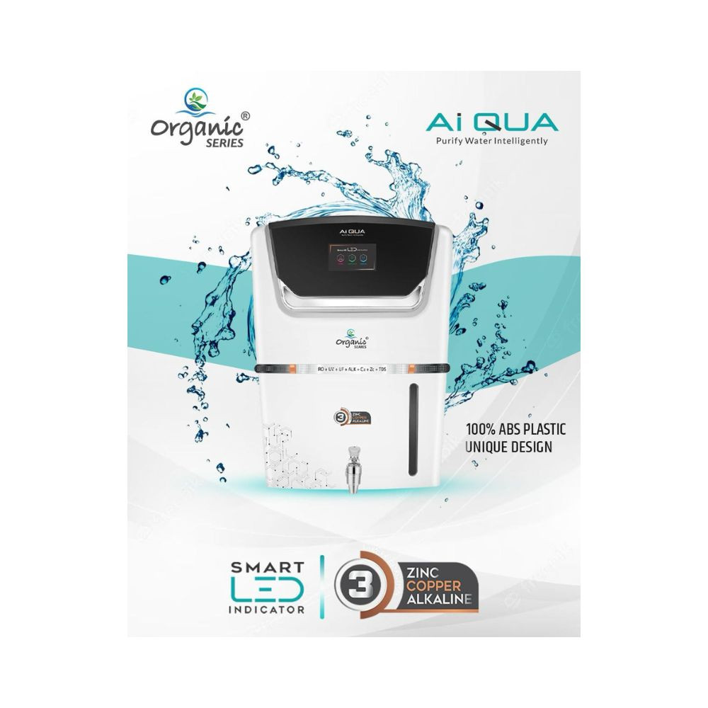 AiQUA COPPERROUVUFTDS 12 LTR white with smart led indicators