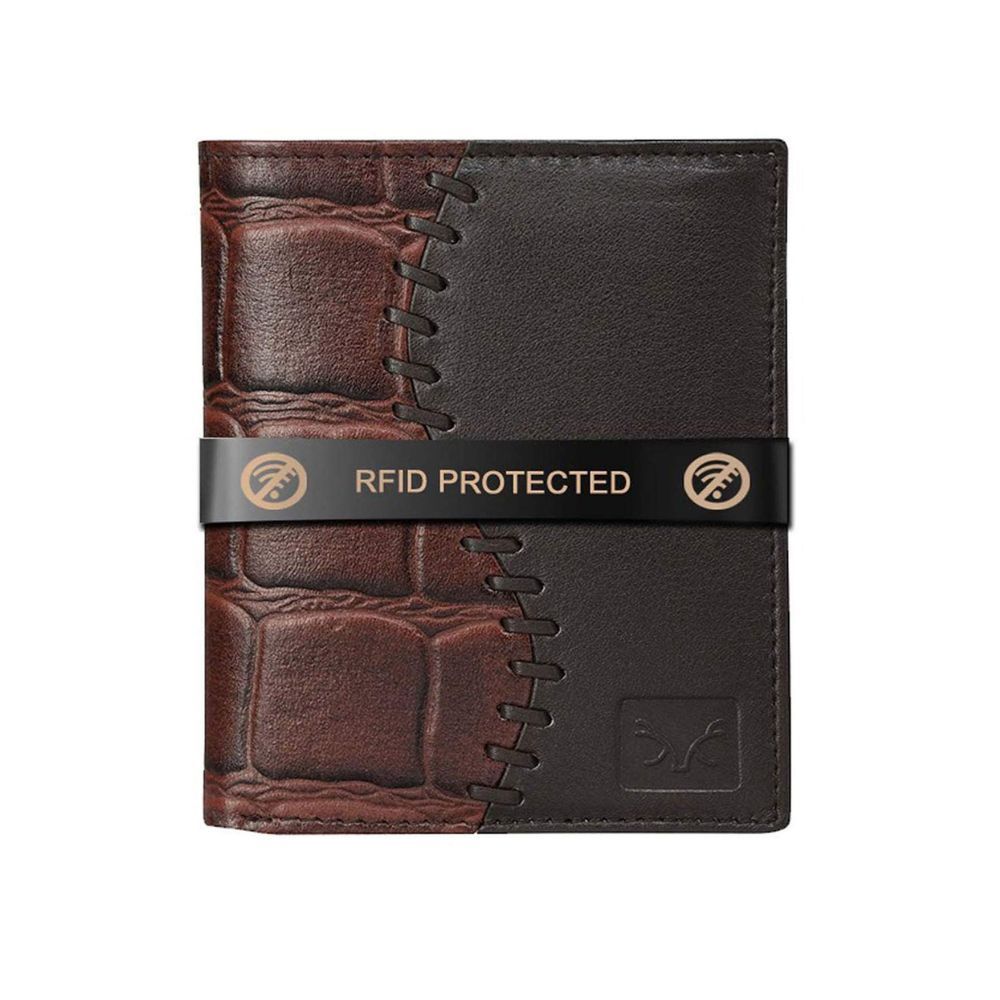 Buck Brown Flap Wallet | men's leather wallets made in USA KMM & Co.