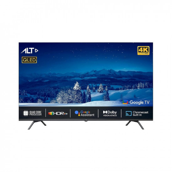 ALT 108 cm 43 inch Premium Series 4K Ultra HD QLED Google Smart TV 43QUGA1 Black 2023 Model