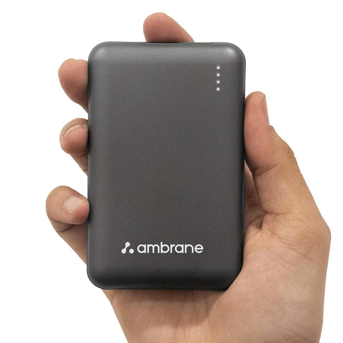 Ambrane 10000mAh Slimmest  Compact PocketBag Friendly Powerbank 225W Fast Charging USB  Type C Output Power Delivery