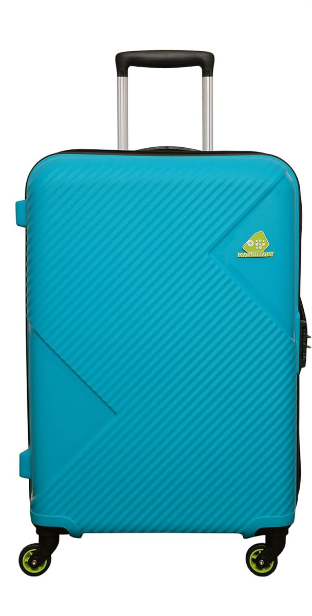 American Tourister Kamiliant Kam Zakk Secure Sp Polypropylene Hardsided Medium Check-In Luggage Coral Blue 68 Cm26 Inch Zakk Secure