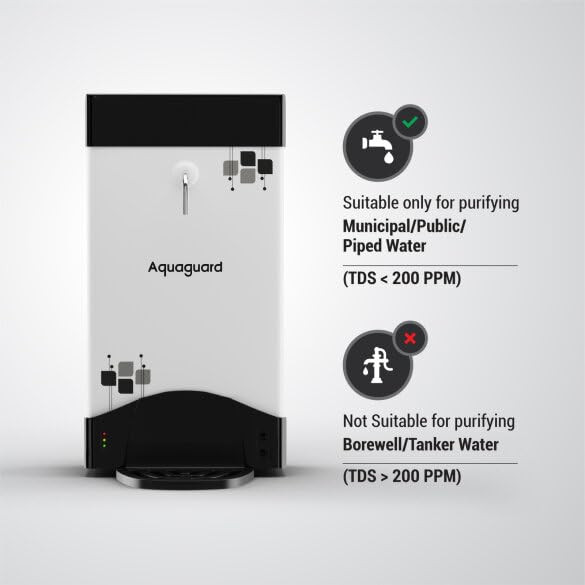 Aquaguard A-Star UV Water Purifier  Suitable for Municipal Water Only TDS 200 ppm