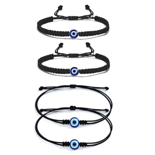 Buy FashCore Black Thread Bracelet Nylon Cord Adjustable Wrist Band  Negative Energy Remover Vadic Kala Dhaga Bracelet with Stylish Lock for  Women Men. Pack of 2 at Amazon.in