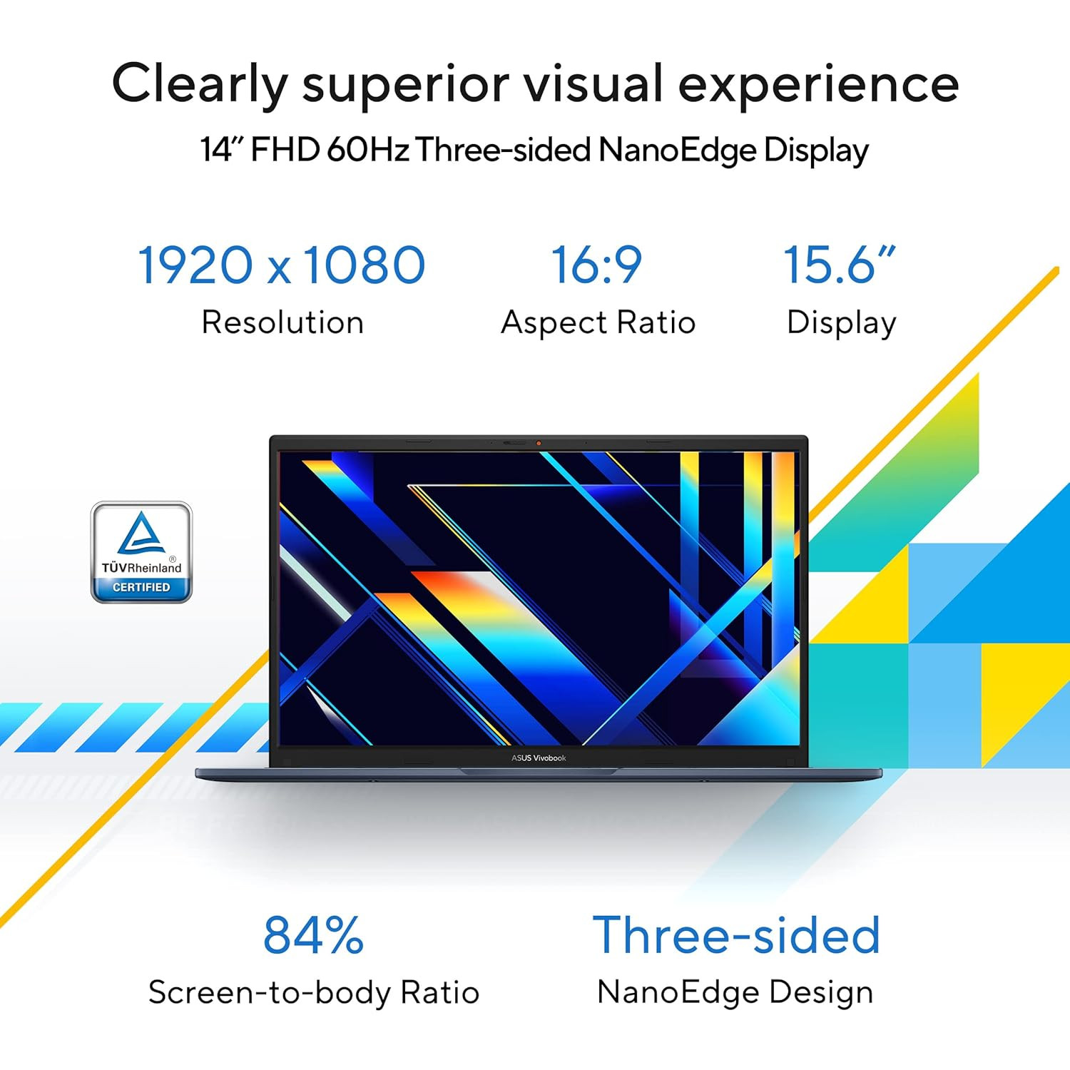 ASUS Vivobook 15 2023 Intel Core i3-1315U 13th Gen 156 3962 cms FHD Thin  Light Laptop 8GB512GB SSDIntegrated GraphicsWindows 11Office 2021FingerprintBlue17 kg X1504VA-NJ323WSWO