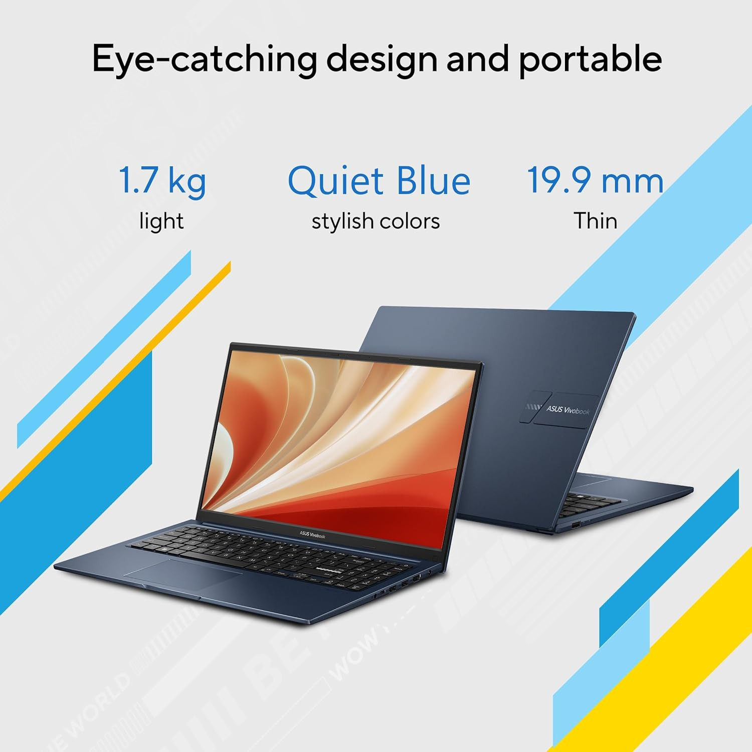 ASUS Vivobook 15 Intel Core i5-1235U 12th Gen 156 3962 cm FHD Thin and Light Laptop 8GB RAM512GB SSDWindows 11 HomeOffice 2021Backlit KeyboardQuiet Blue17 kg X1504ZA-NJ521WS