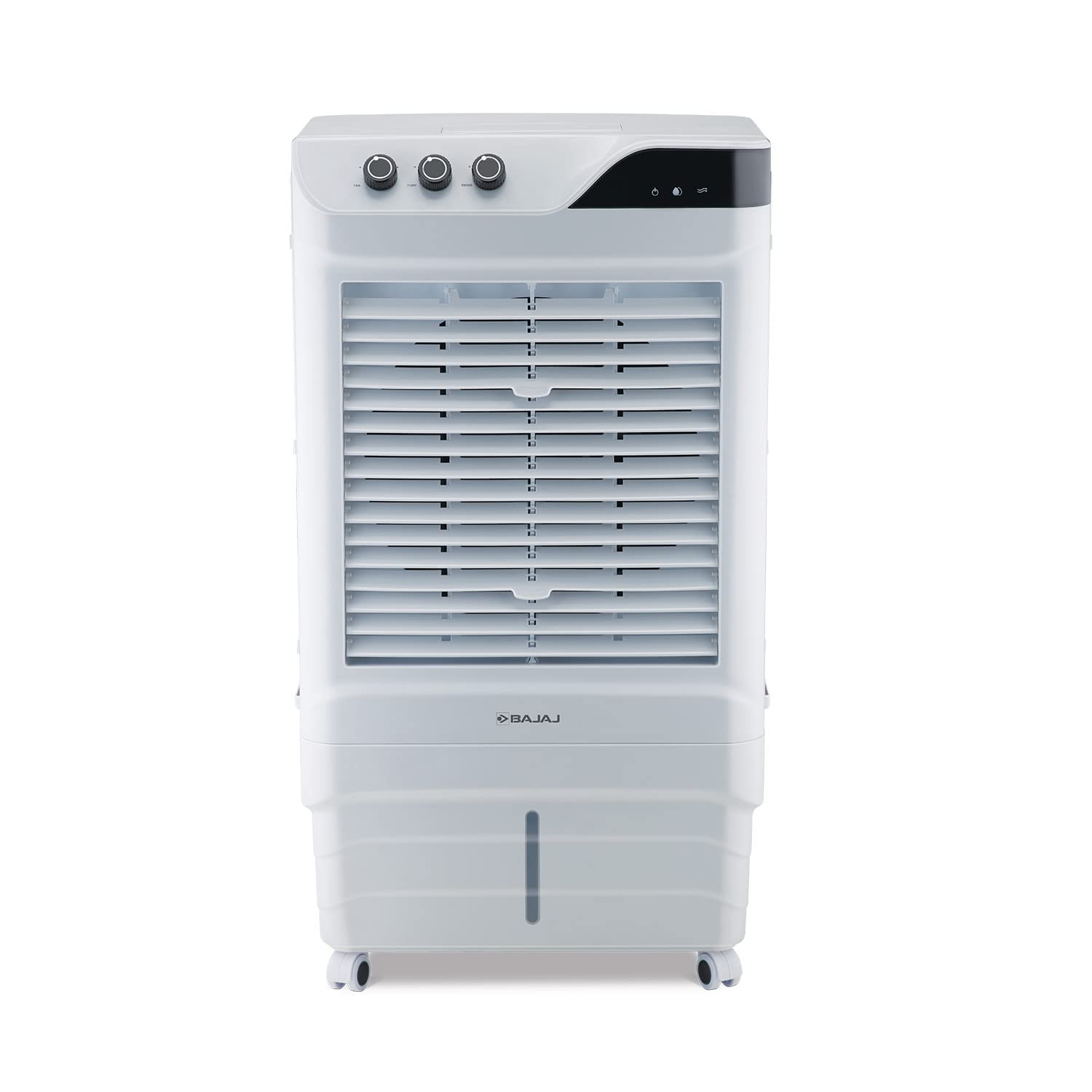 Bajaj DMH 65 Neo 65L Desert Air Cooler for HomeFor Larger RoomBIG ICE ChamberHigh Speed Anti-Bacterial Honeycomb PadInvertor ready90Ft Air Throw3-Yr Product 2-Yr Pump 1-Yr Motor WarrantyWhite