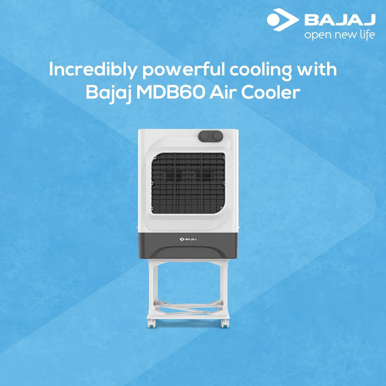 BAJAJ MDB60 Dessert AIR Cooler60L with Typhoon Blower Technology 70 FEET Powerful AIR Throw