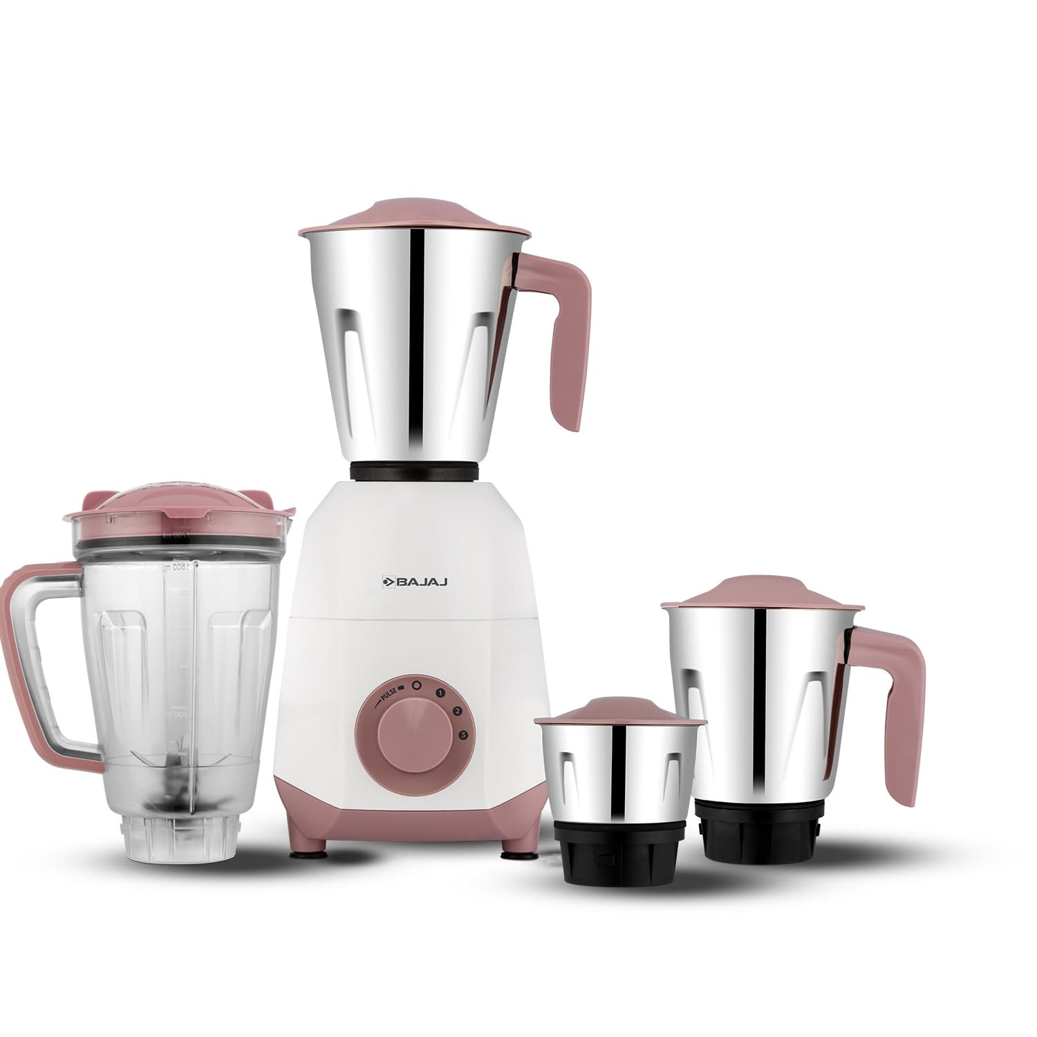 Bajaj Ninja Series Stella 750W Mixer Grinder with 4 Jar White