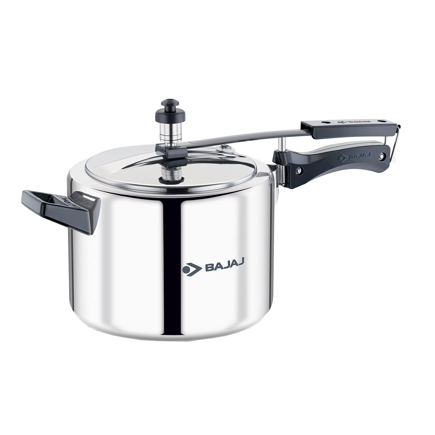 Bajaj PCX 43 SS Stainless Steel Pressure Cooker with Inner Lid 3 Litres