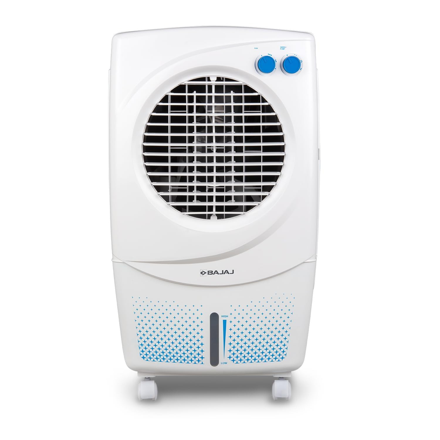 Bajaj PMH 36 Torque 36L Personal Air Cooler For Room Duramarine Pump with 2-Yr Pump Warranty 3-Yr Warranty 1 Yr Std  2 Yr Extn TurboFan Technology Powerful Air Throw 3-Speed Control Portable