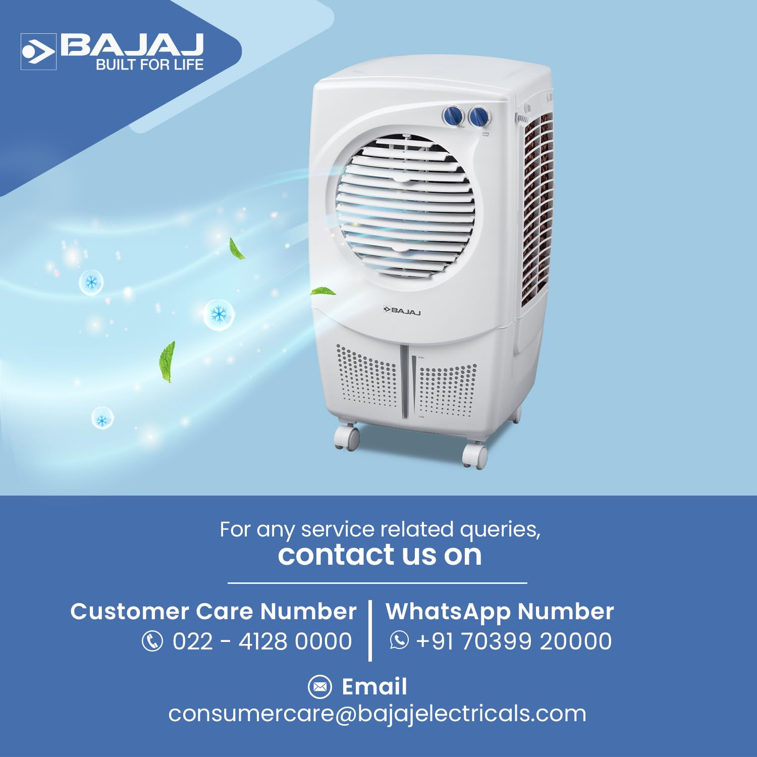 Bajaj PX25 Torque Personal Air Cooler 24L For HomeRoomAnti-Bacterial Honeycomb Cooling Pad16Ft Powerful Air ThrowHigh Speed FanInverter Compatible3-Yr Product 2-Yr Pump 1-Yr Motor WarrantyWhite