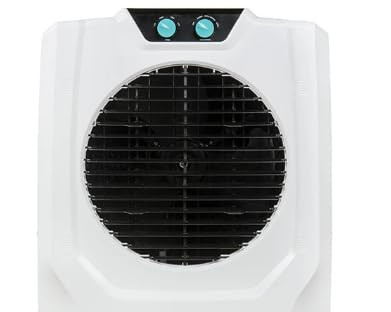 Bajaj Shield Series Specter 45 Litre Personal Air Cooler for Home DuraTuff PRO Motor  DuraMarine PRO Pump  1 Year Warranty  Inverter Compatibility  Anti-Bacterial Hexacool Master White