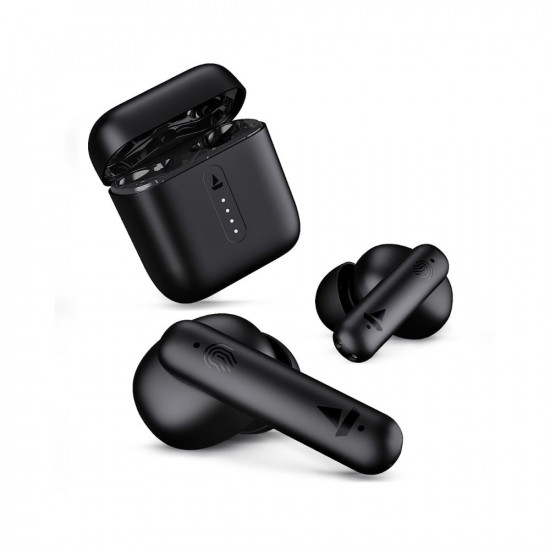 boAt Airdopes 141 Bluetooth Truly Wireless in Ear Headphones with 42H PlaytimeLow Latency Mode for Gaming ENx Tech IWP IPX4 Water Resistance Smooth Touch ControlsBold Black