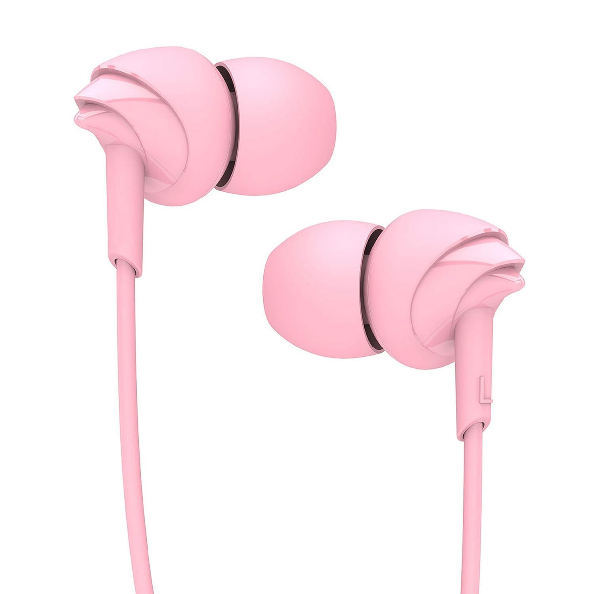 boAt Bassheads 100 in Ear Wired Earphones with MicTaffy Pink