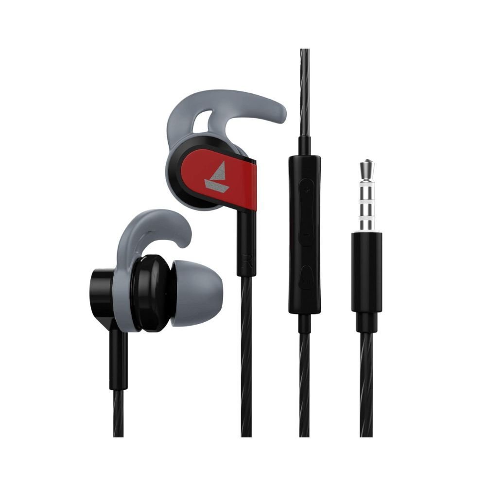 HAMMER Nail Wired in Ear Earphones with Mic (Black) : Amazon.in: Electronics