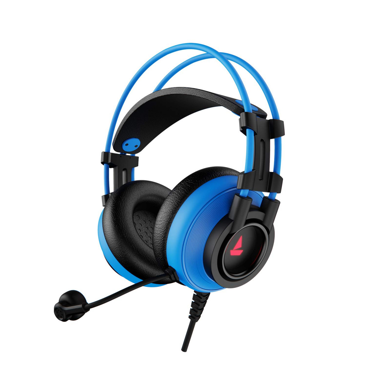 boAt Immortal IM-200 71 Channel Wired Over Ear USB Gaming Headphone Blue