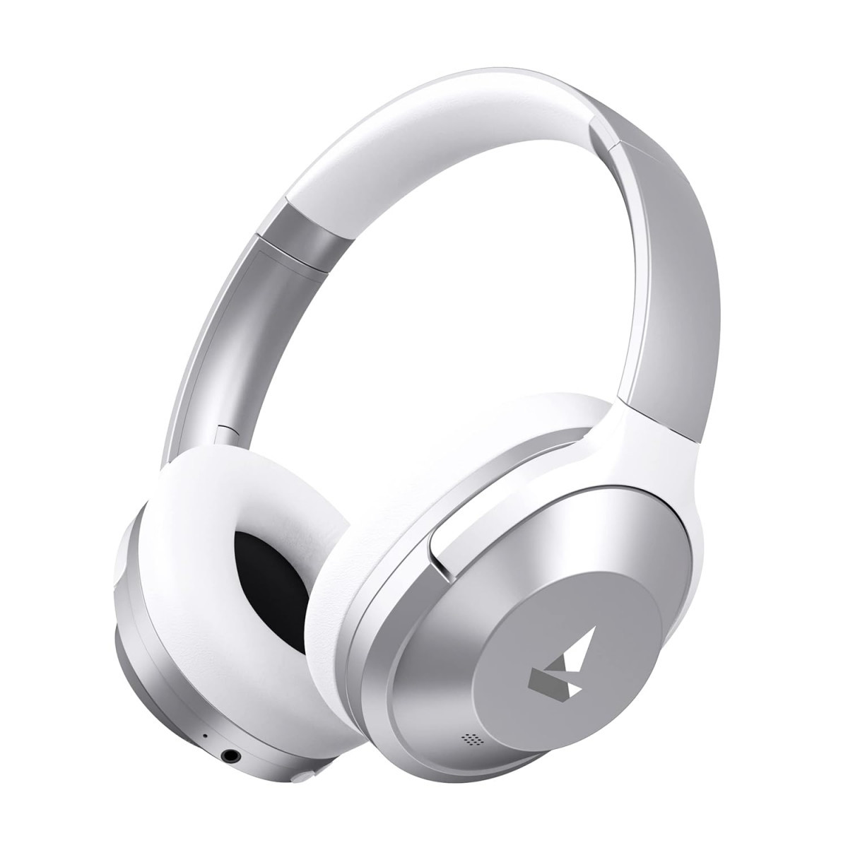 boAt Nirvana 751 ANC Hybrid Active Noise Cancelling Bluetooth Wireless Over Ear Headphones Silver Sterling
