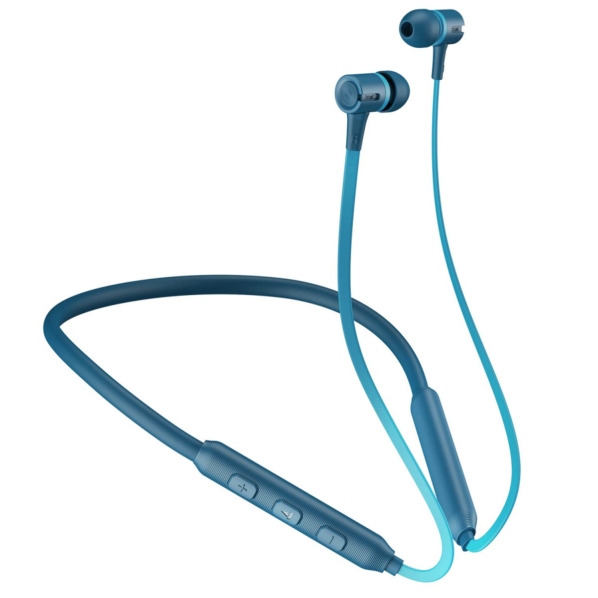 boAt Rockerz 245 pro Bluetooth in Ear Neckband with Beast ModeSuper Low Latency for Gaming ENx Tech for Clear Calls ASAP Charge 20HRS Playtime IPX4 Dual Pairing  BT v53Blue Bliss